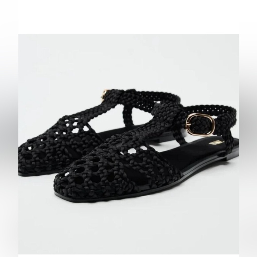 Zara Flat Cage Sandals